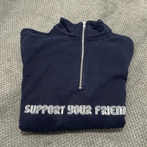 Krost support your friends quarter zip